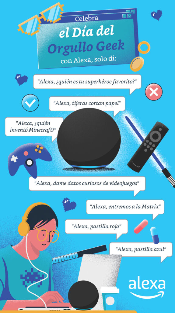 Día geek Alexa