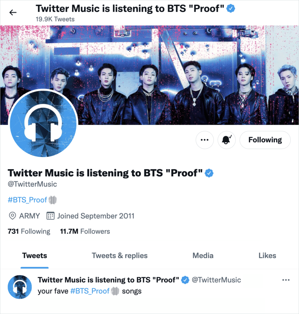 Proof bts