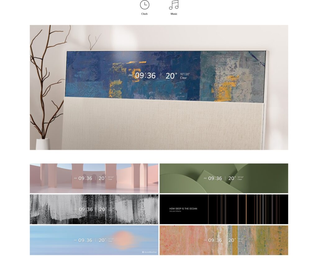 LG OLED Objet Collection Easel