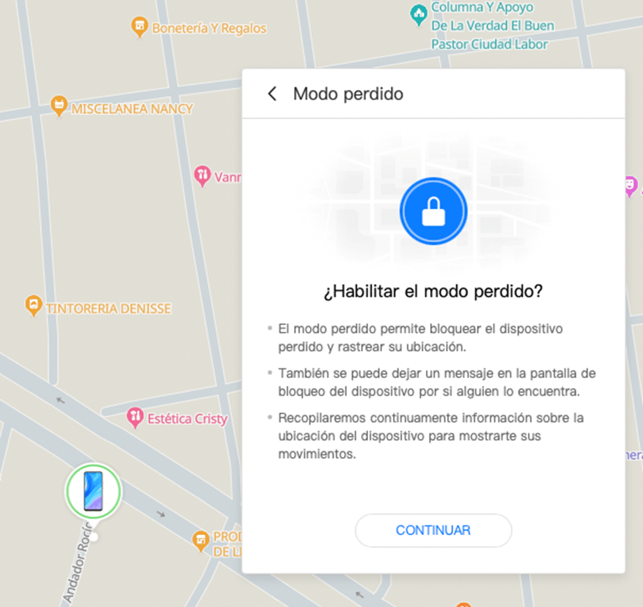 Huawei encontrar