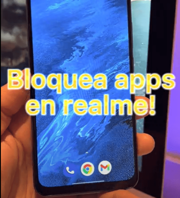 ¿Cómo bloquear aplicaciones en smartphone realme?
