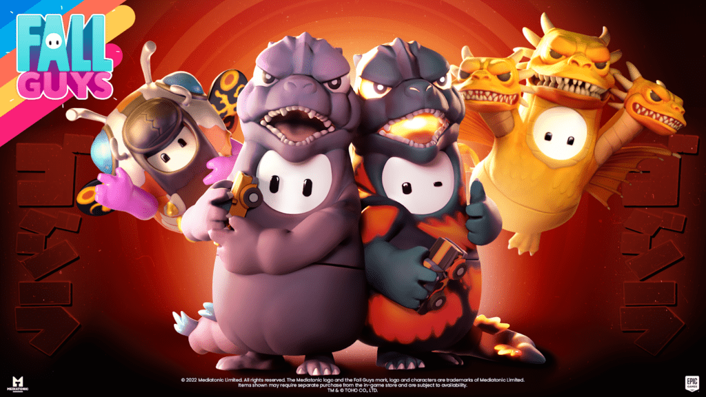 Godzilla llega a Fall Guys
