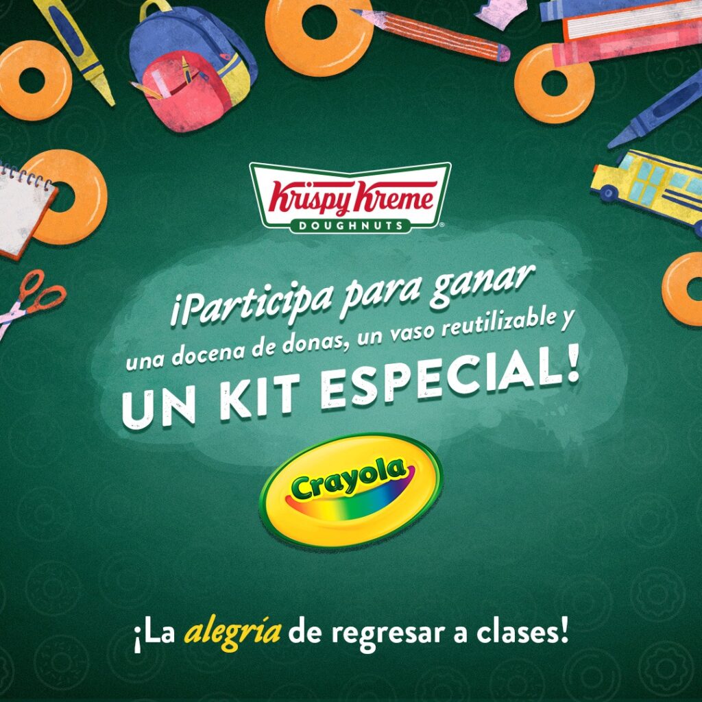 Krispy Kreme y Crayola