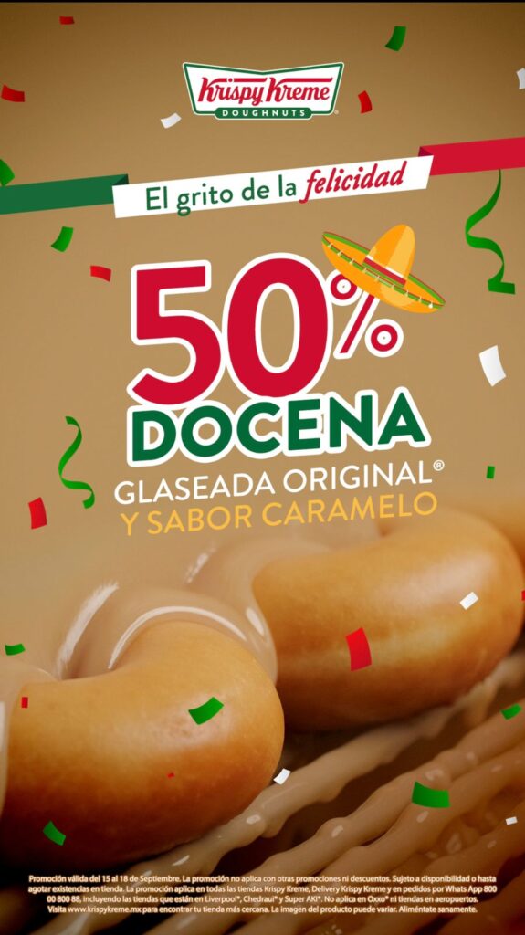 Krispy Kreme descuento