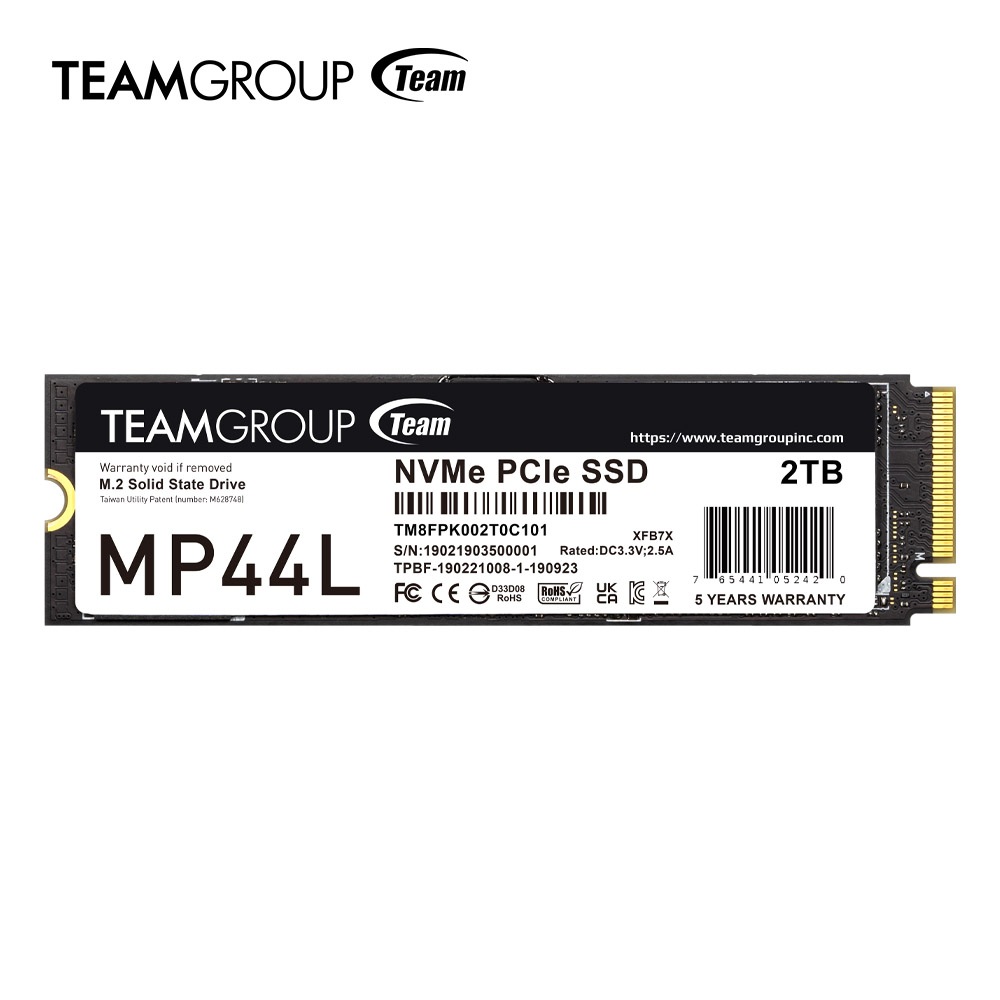 MP44L M.2 PCle TeamGroup