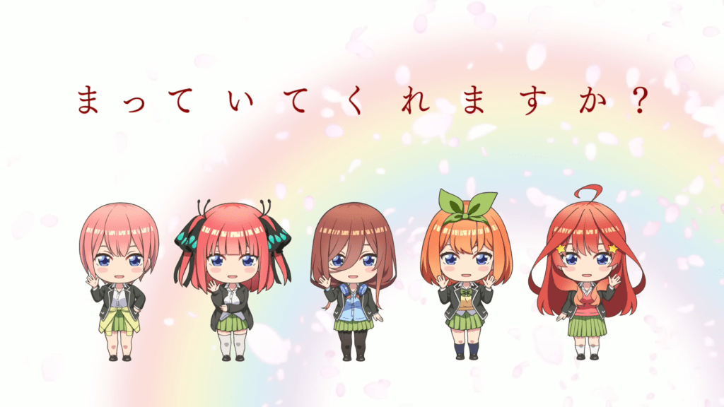 The Quintessential Quintuplets tercer videojuego