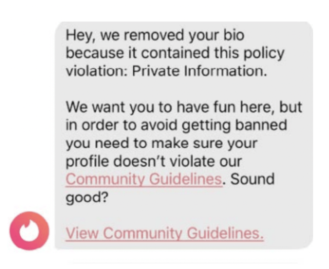 Tinder seguridad