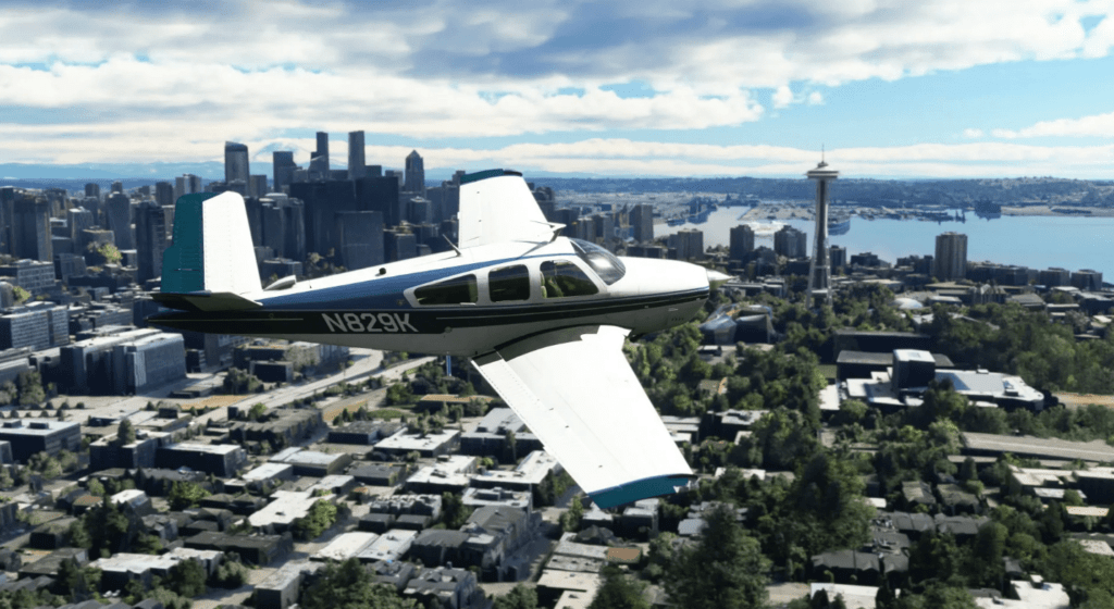 Beechcraft Bonanza v35 Flight