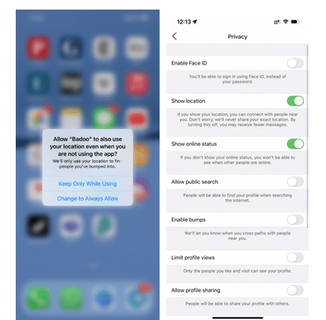 seguridad apps de citas