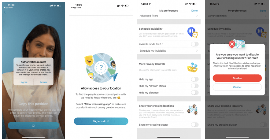 seguridad apps de citas