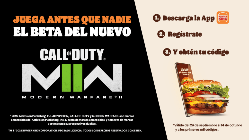 Modern Warfare Burger King