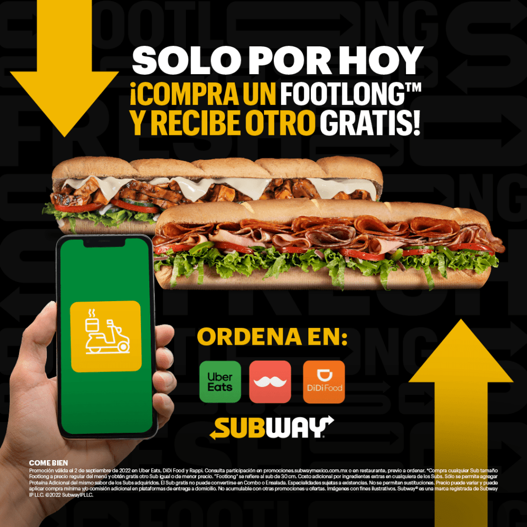 Subway "Footlongs" gratis