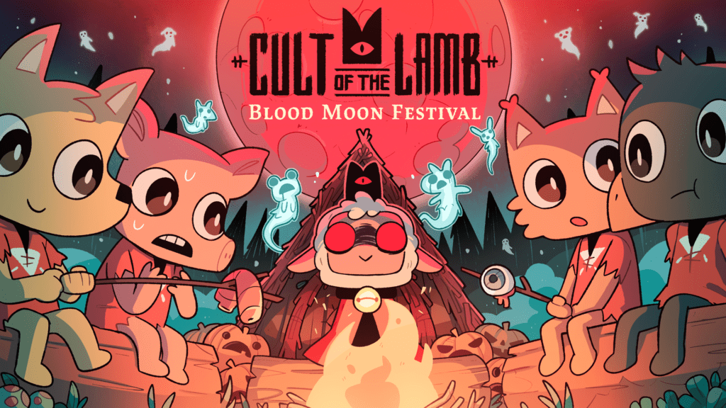 ¡Ya pueden disfrutar del "Festival Luna de Sangre" en Cult of the Lamb!