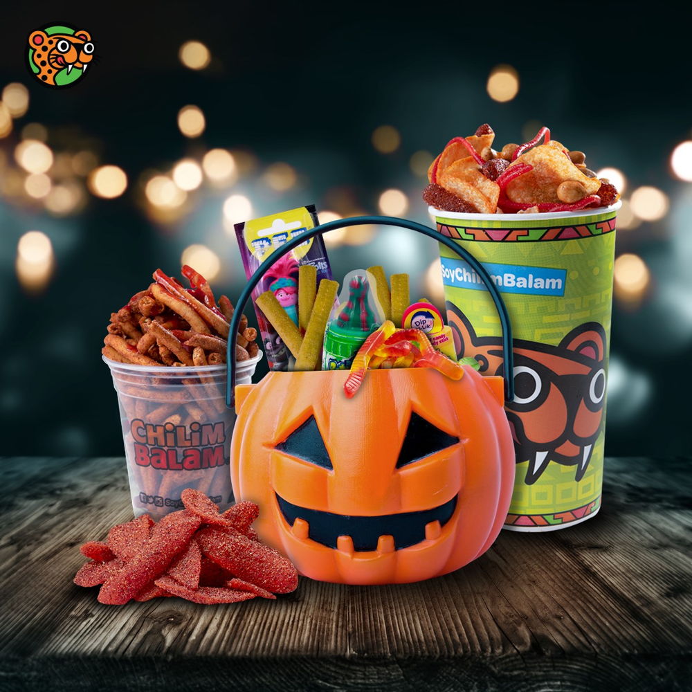 mesa de dulces Halloween