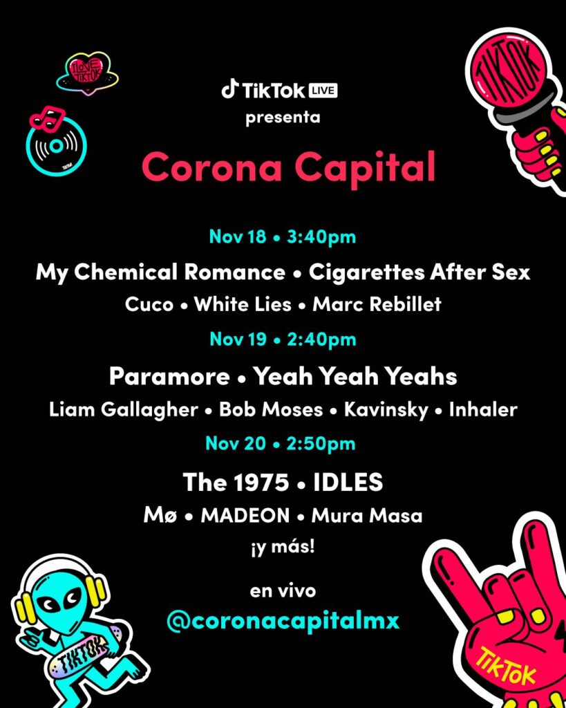 Corona Capital 2022 TikTok