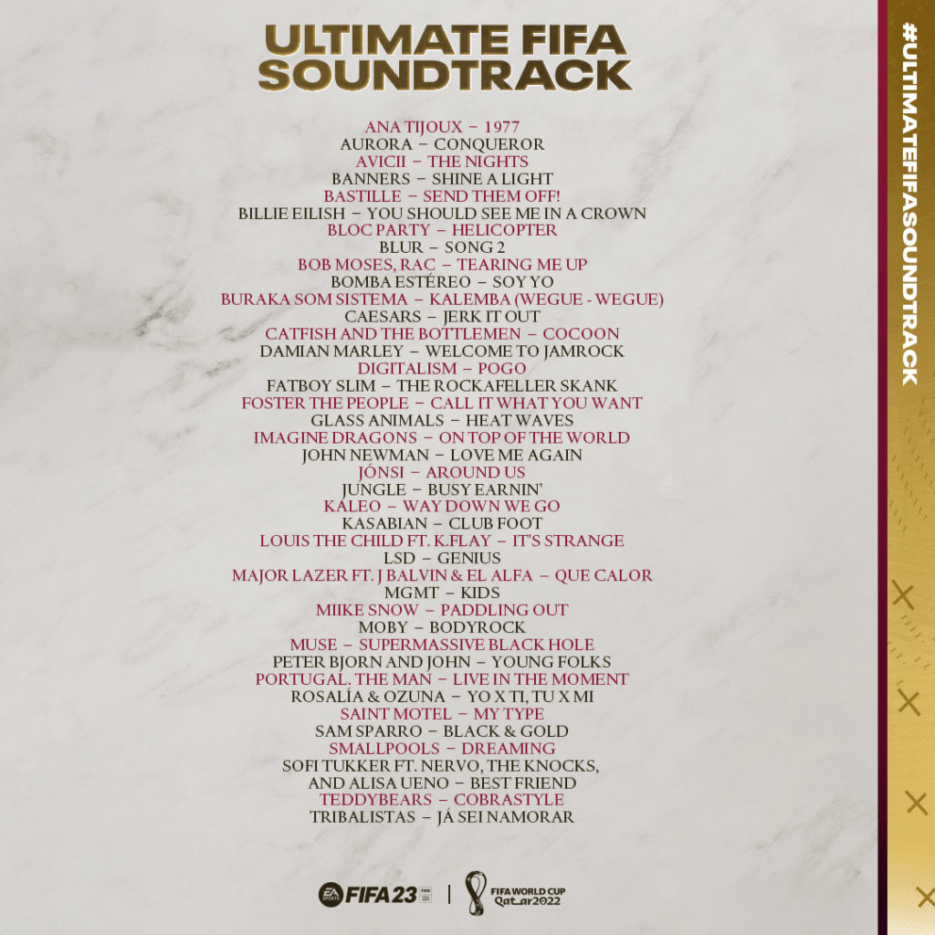 Banda Sonora Definitiva de FIFA
