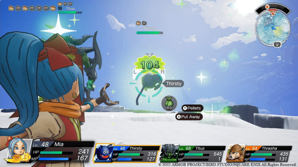 batallas Dragon Quest Treasures