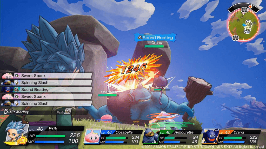 batallas Dragon Quest Treasures