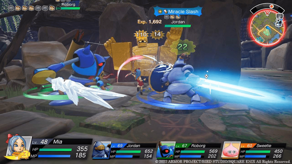 batallas Dragon Quest Treasures