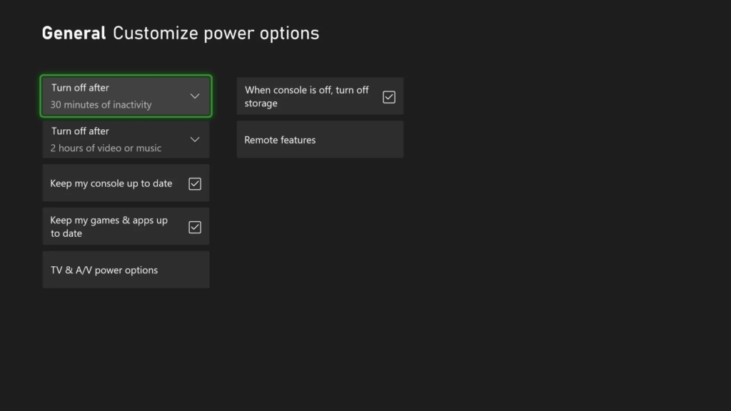 Actualización de noviembre Xbox