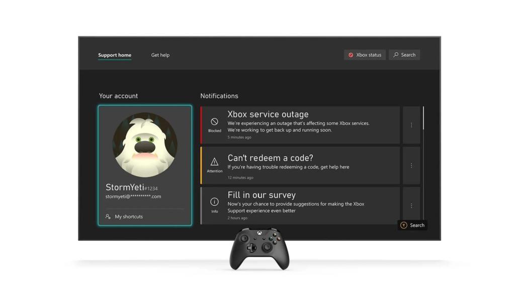 Actualización de noviembre Xbox