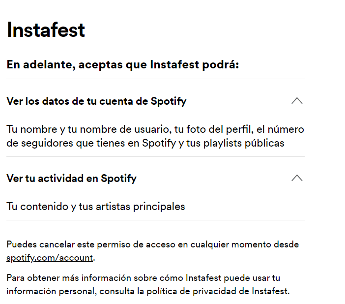 Cartel festival Spotify
