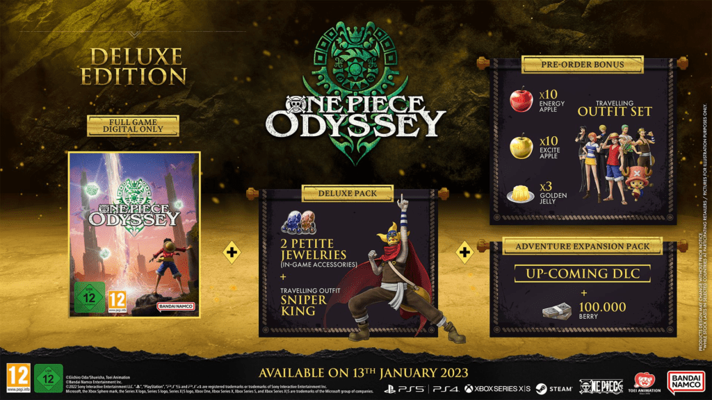 One Piece Odysseya lanzamiento