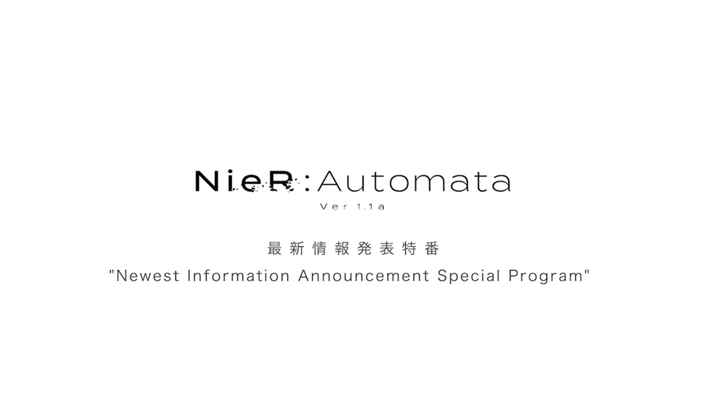 tráiler NieR:Automata Ver1.1a