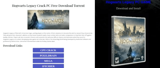 Hogwarts Legacy estafa