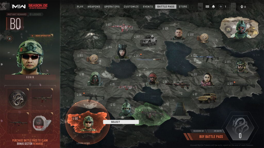 Pase de batalla Modern Warfare II