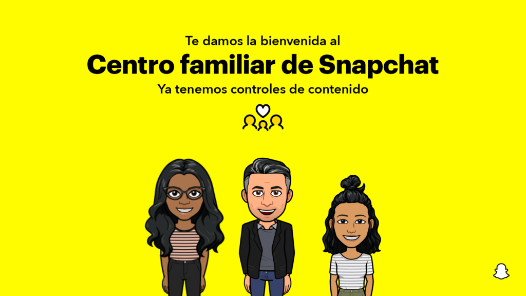 Snapchat Controles de contenido