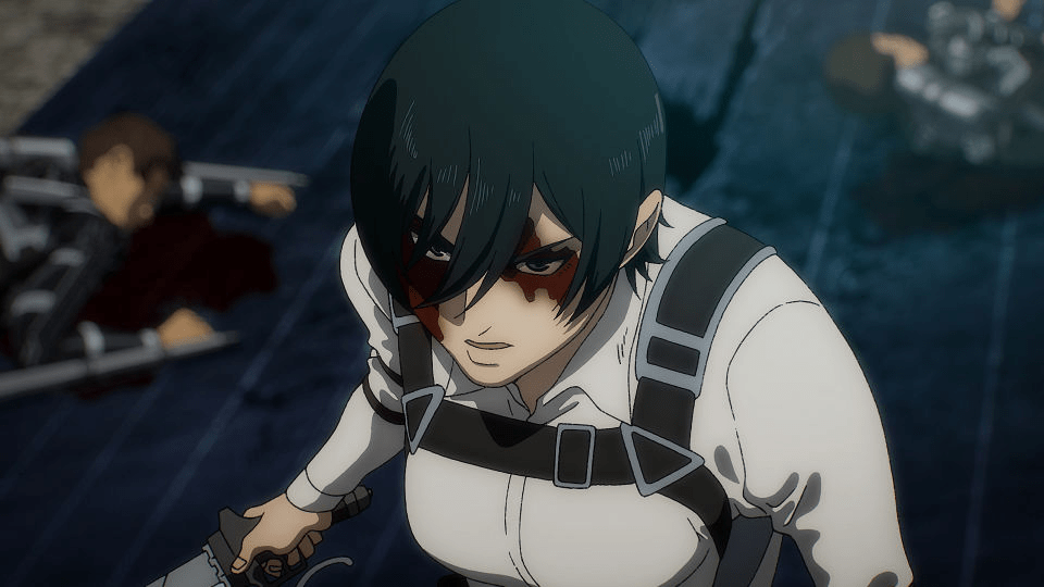 escenas de acción de Attack on Titan