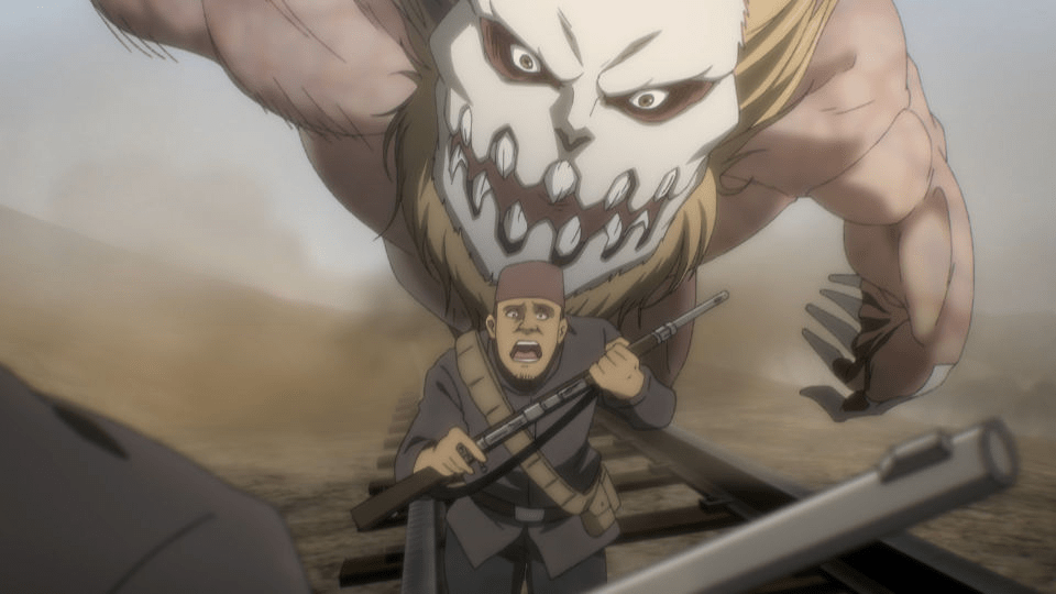 escenas de acción de Attack on Titan