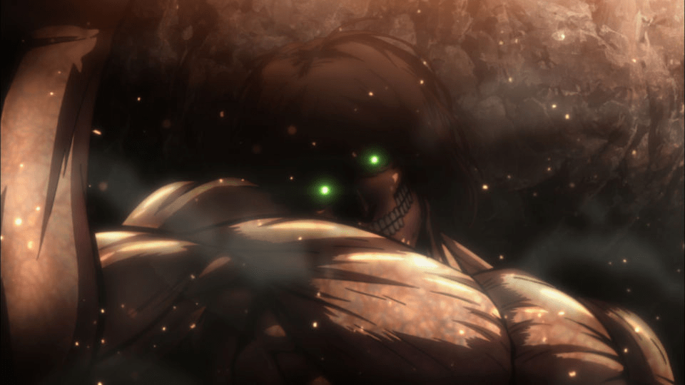 escenas de acción de Attack on Titan