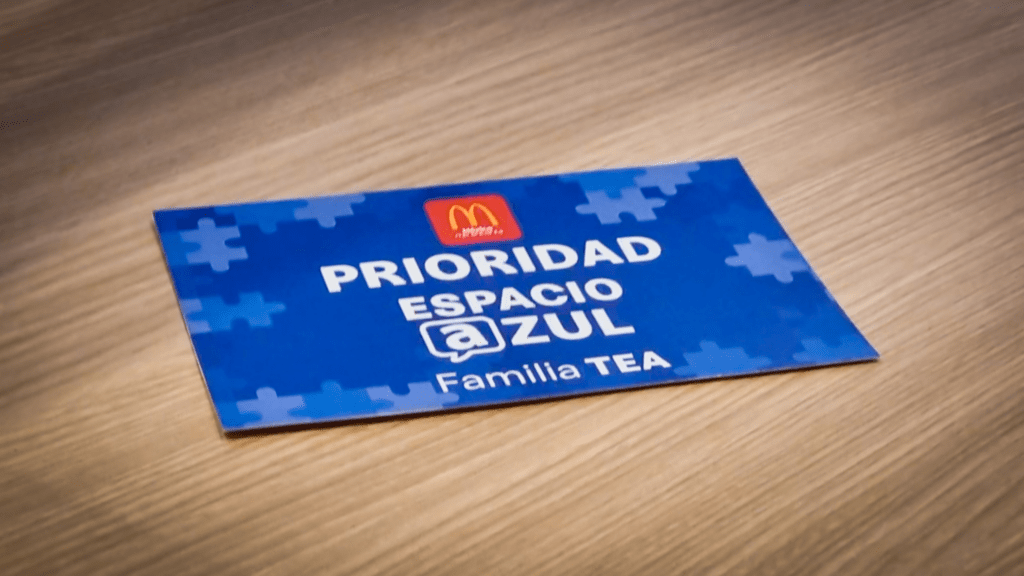 McDonald's espacio azul