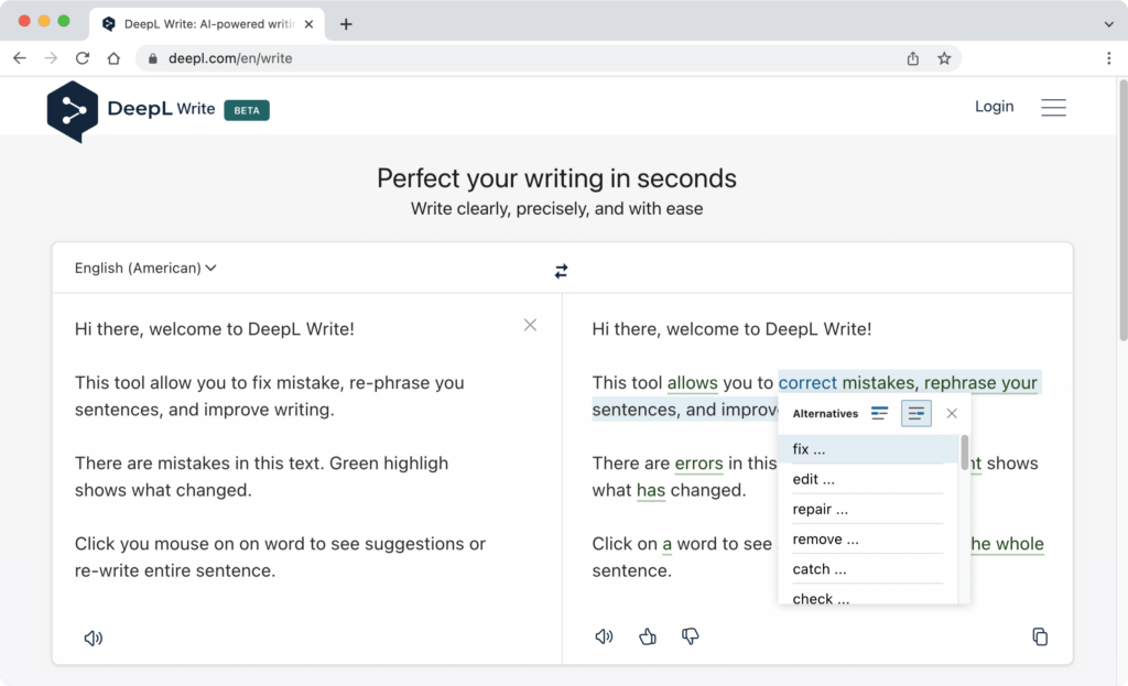 Deepl Write