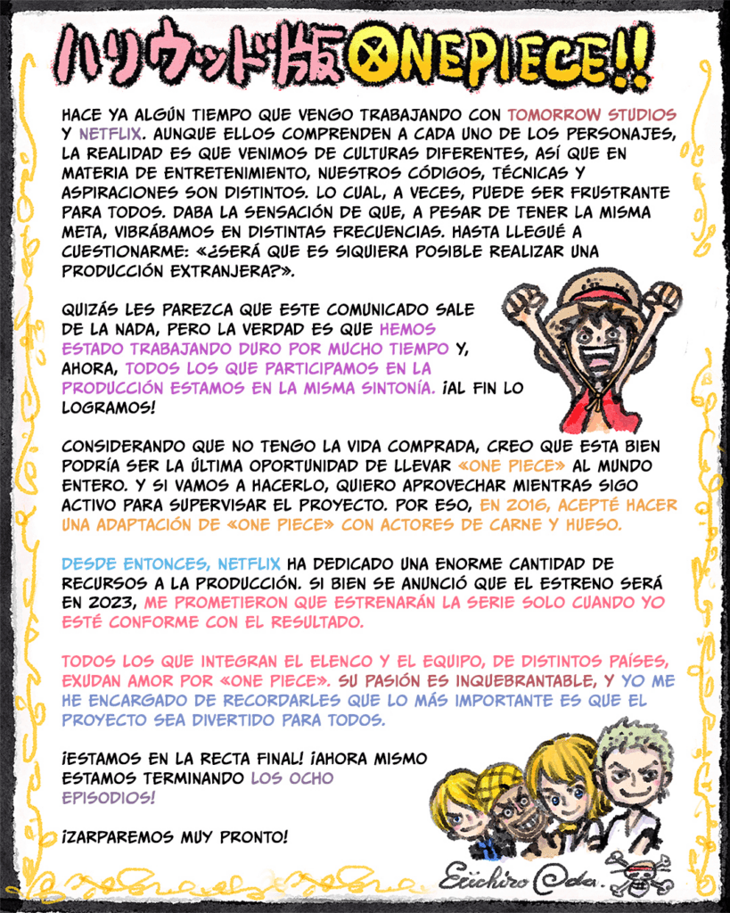 detrás One Piece
