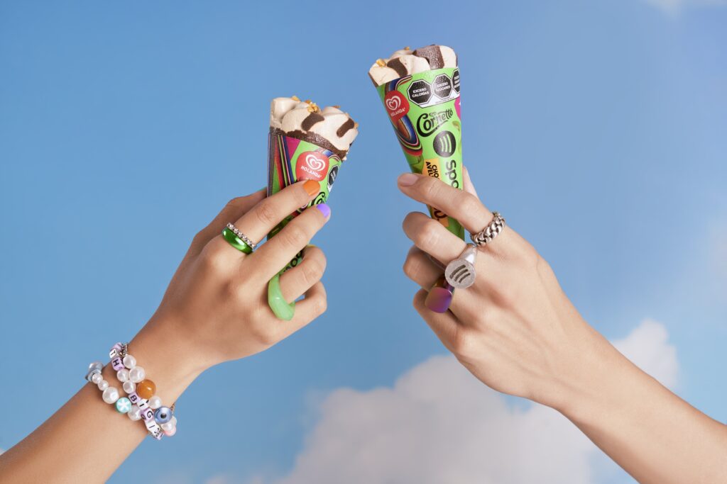 Cornetto Spotify helado música