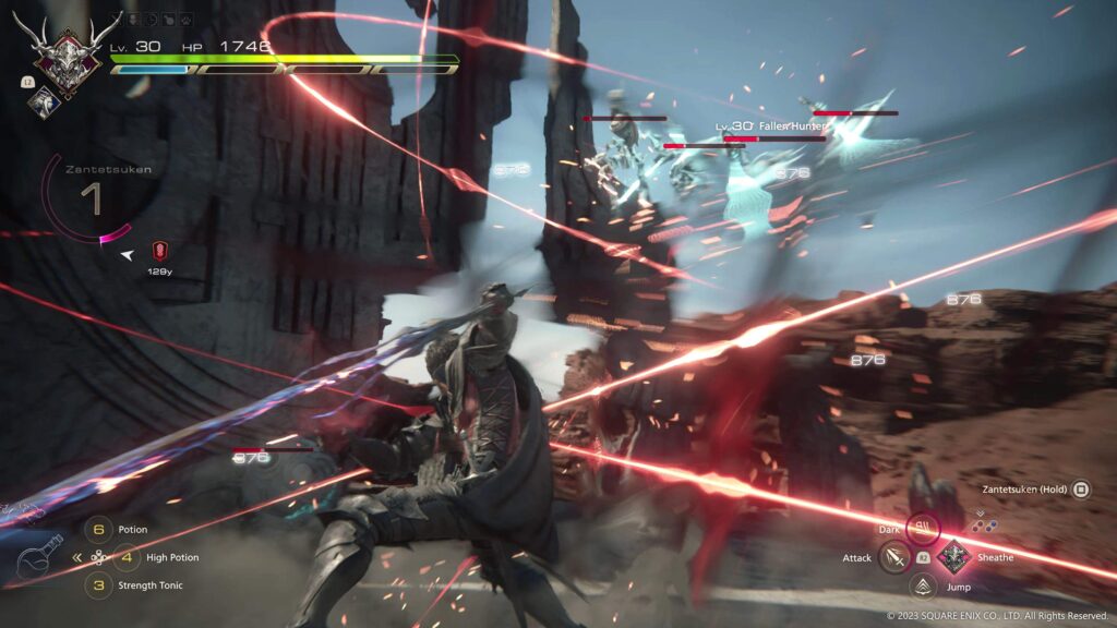 Final Fantasy 16 batallas