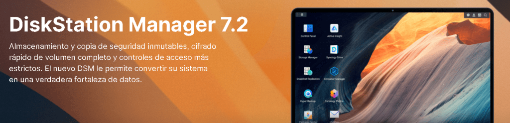 Synology DSM 7.2 Almacenamiento
