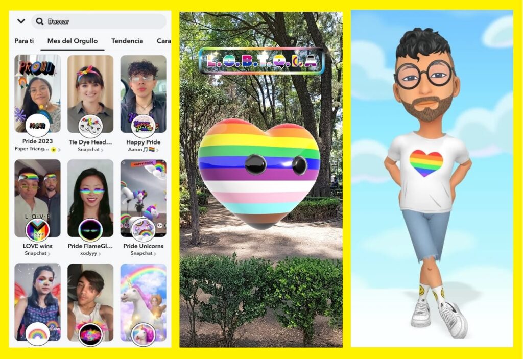 Snapchat día Orgullo LGBTQI+