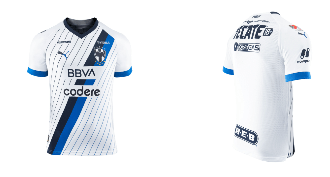 Jersey visitante Rayados