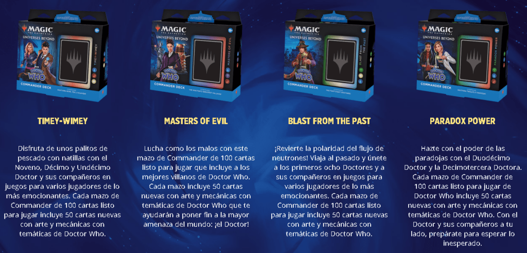 Doctor Who Magic Gathering
