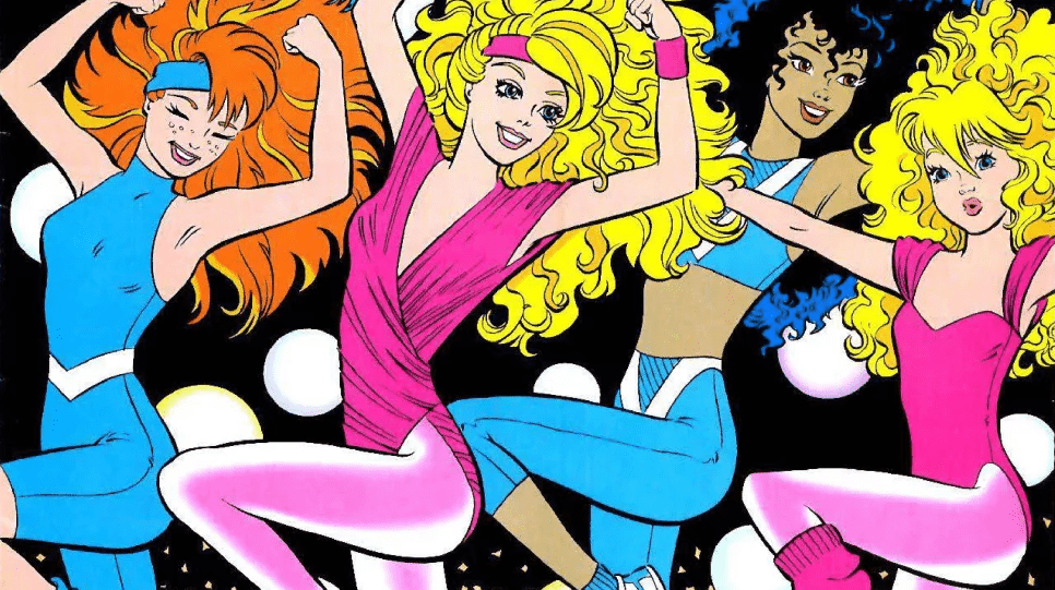extraño cómic Barbie Marvel