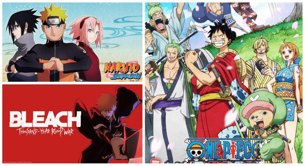 One Piece Naruto Bleach