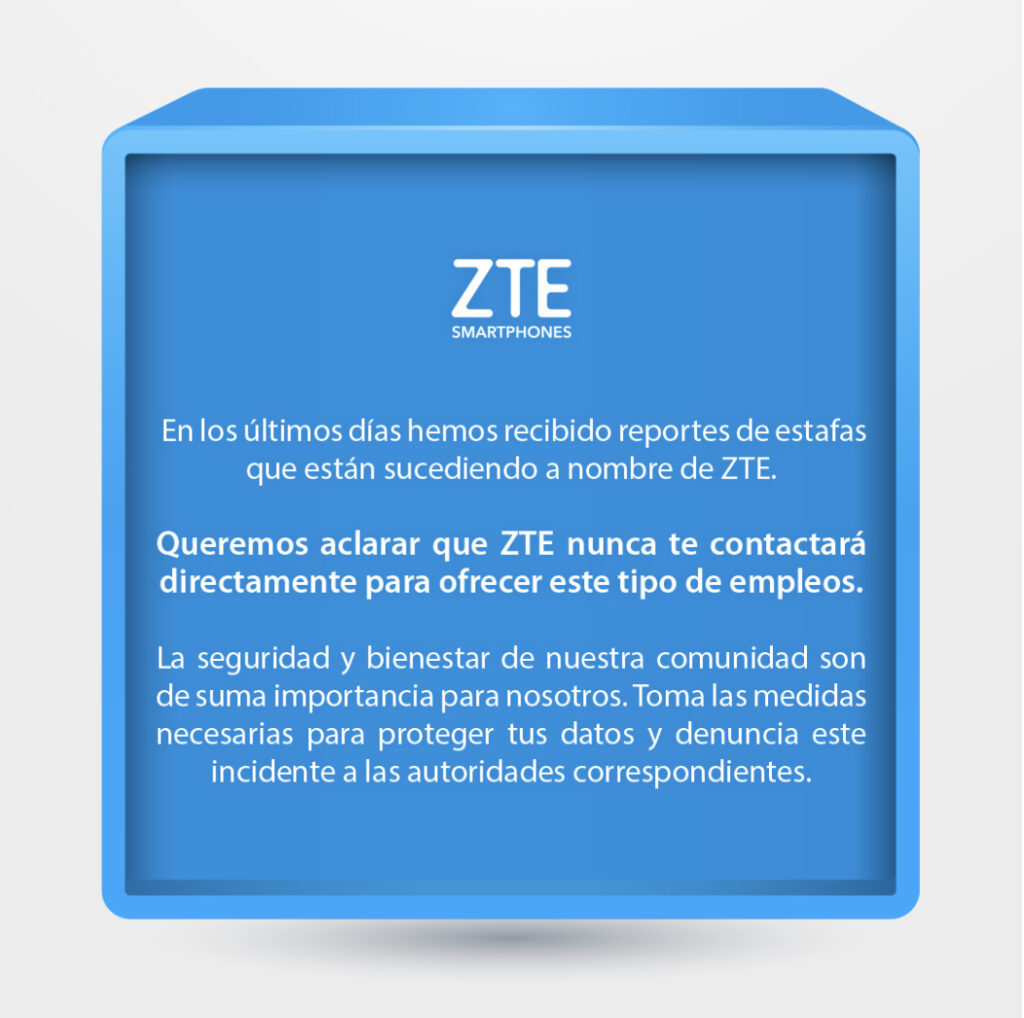 ZTE previene fraudes empresa