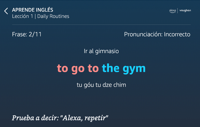 Alexa inglés