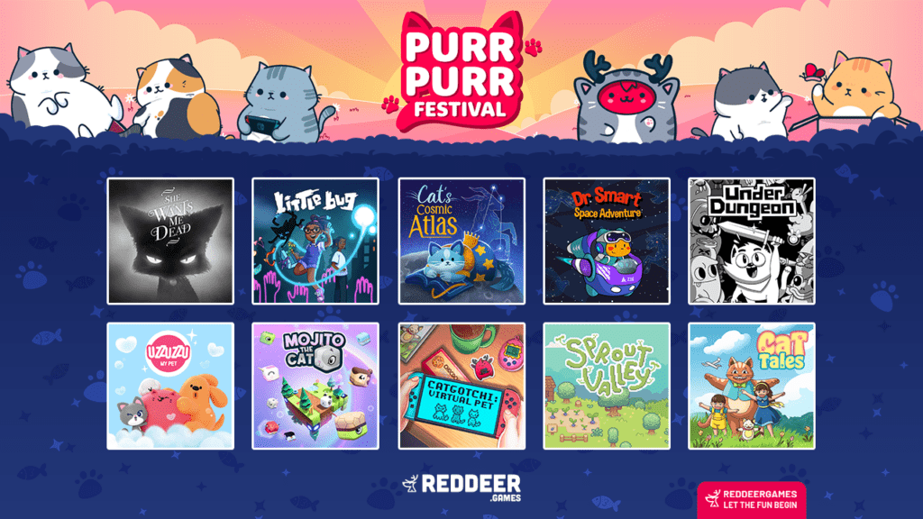 Purr Festival juegos gatos