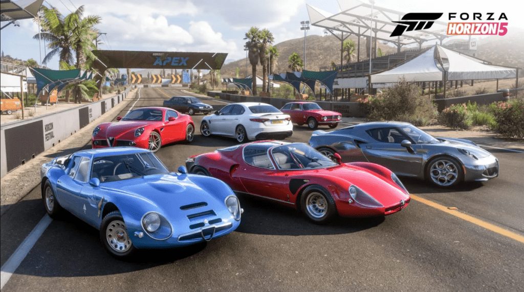 Forza Horizon automóviles italianos
