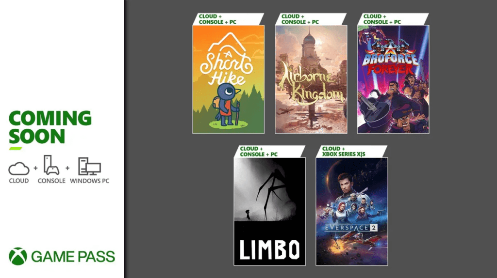 Xbox Game Pass Agosto